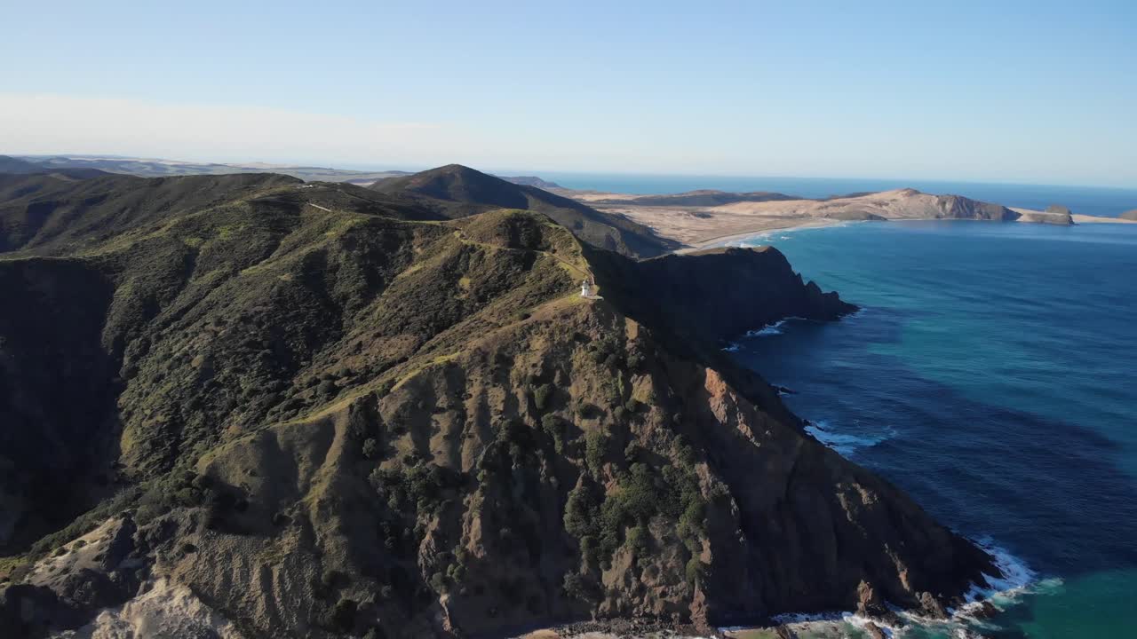 케이프 레인가 와 케이프 마리아 반 디멘 의 공중 풍경