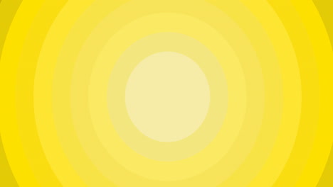 animation of multiple yellow circles with copy space background