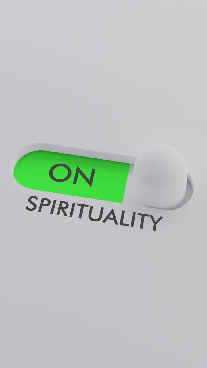 encendiendo el interruptor de espiritualidad video vertical