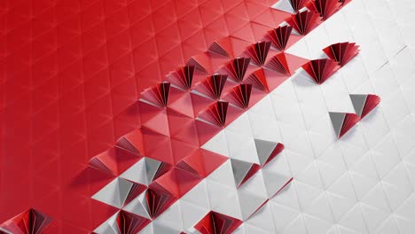 transitions - aperture - red triangles with chroma key