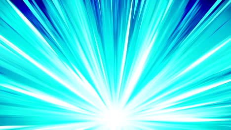 rayos de estallido de estrellas en el espacio. animación de bucle de haz de dibujos animados. fondo del concepto de tecnología futura. estrella de explosión con líneas.