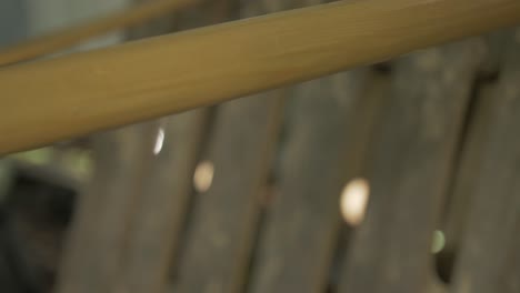 Applying-Danish-oil-to-pine-canoe-paddle-with-brush