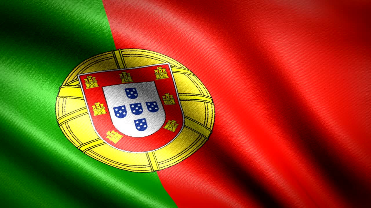 포르투갈의 발, 시엄리스 루프 애니메이션, 4k 고해상도 비디오