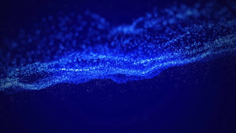 animation of blue spots on blue background