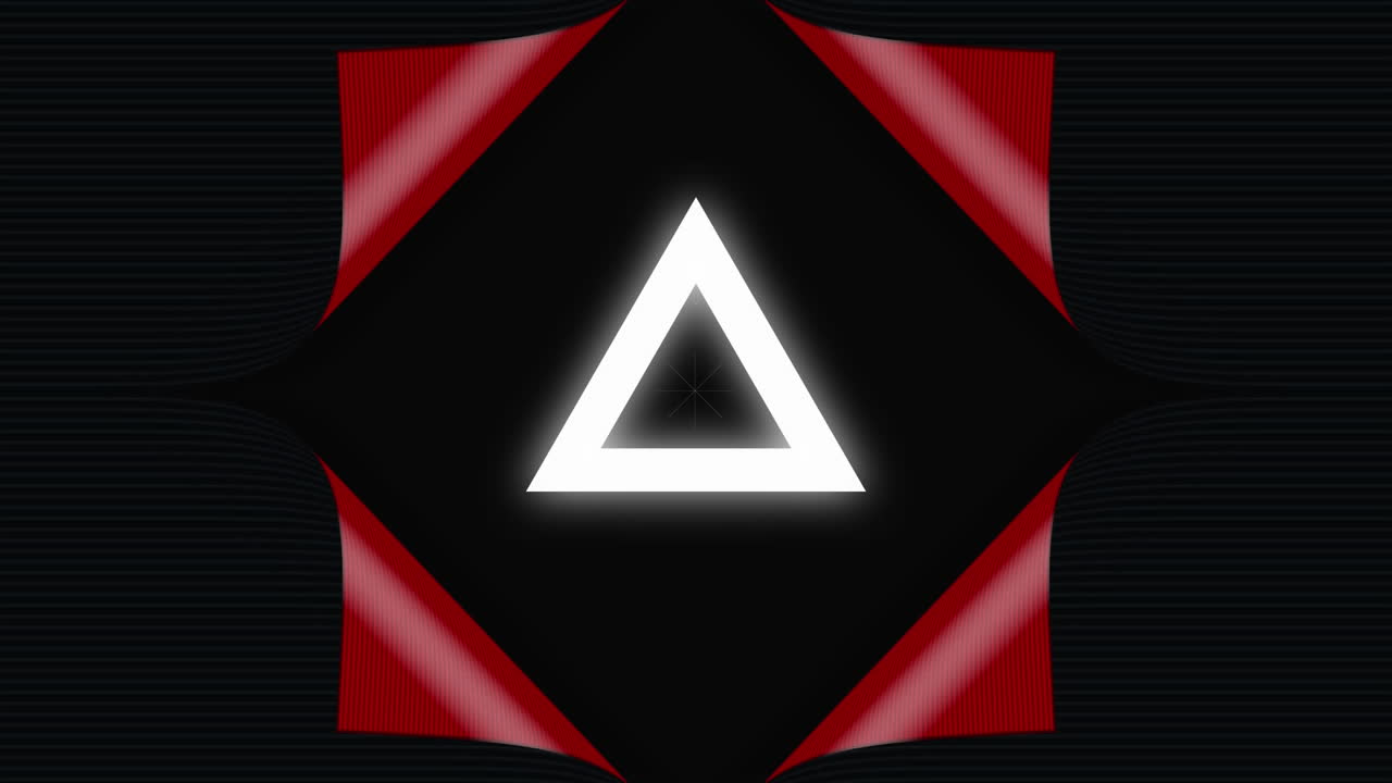 triángulo y círculo futuristas