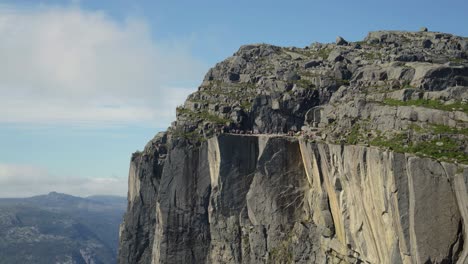 timelapse footage pulpit rock preikestolen beautiful nature norway