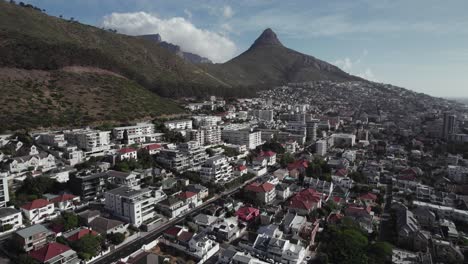aerial view of cape town, south africa