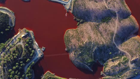 Colorful-textures-on-sandy-terrain-at-mine-site-in-Huelva