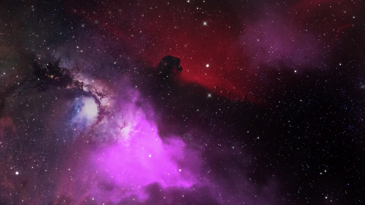 4k luminous nebulae and cosmic dust in the universe