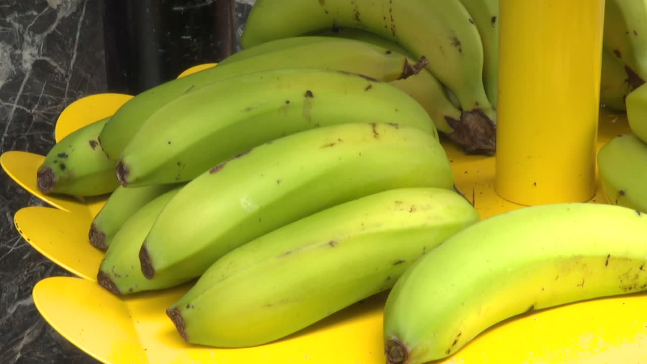 Fresh Green Bananas