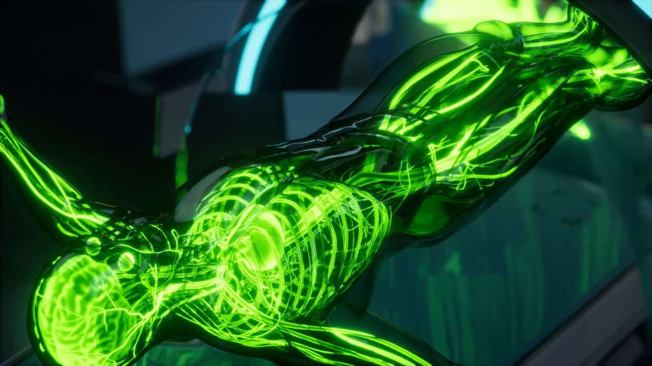 science anatomy scan of human Blood Vessels