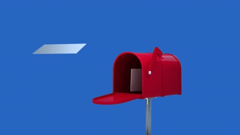 animation of letterbox against arrows poiting up