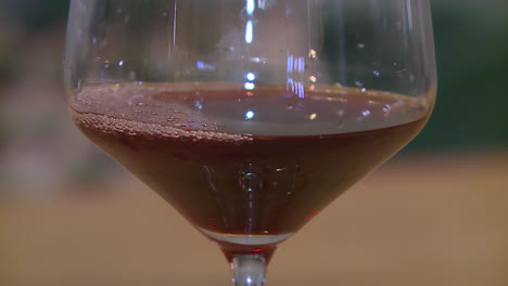 glass of red wine