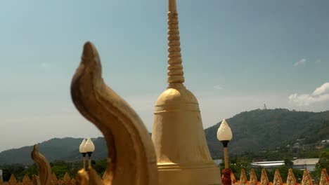 chalong temple view of the great buddha phuket thailand