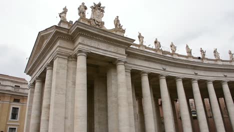 doric columns from st. peter's square, vatican