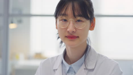 Portrait of Asian Female Doctor in Clinic