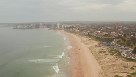 Strand--Und-Felstexturen-Von-Cronulla-Sydney,-Australien