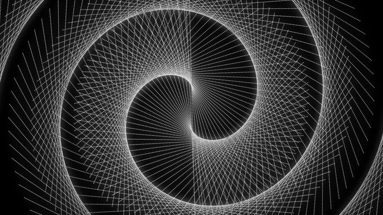 White color Dot Shape Pattern animation motion graphics