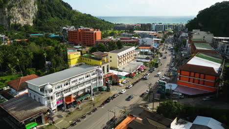 ao nang coastal resort town in krabi thailand