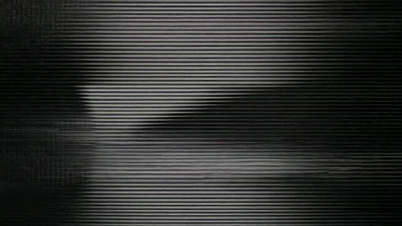 Starting signal transmission causing analog screen displaying interference and shifting dark smear