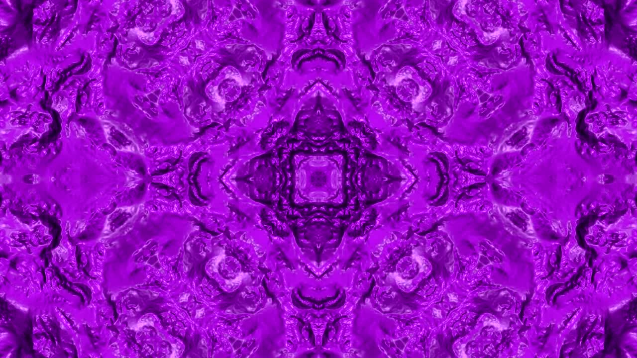 un kaleidoscopio abstracto de color púrpura.