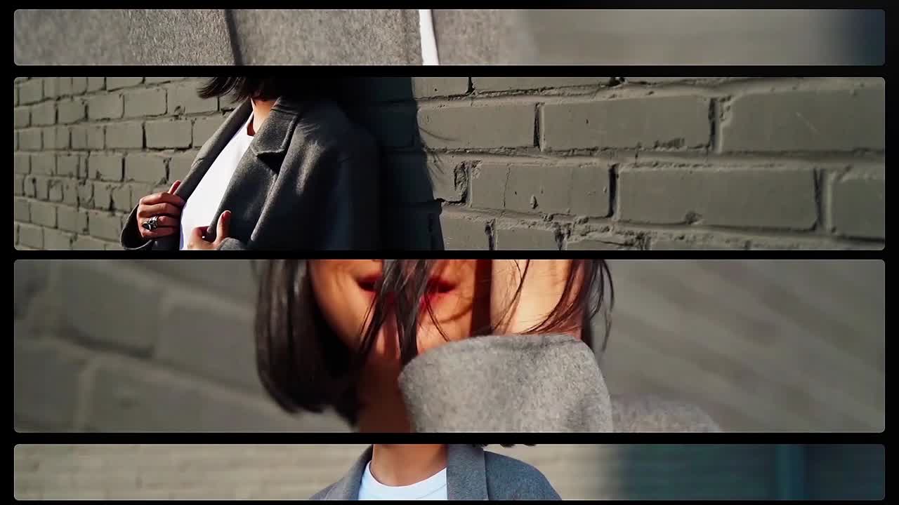 A modern video template designed for multiscreen opener content