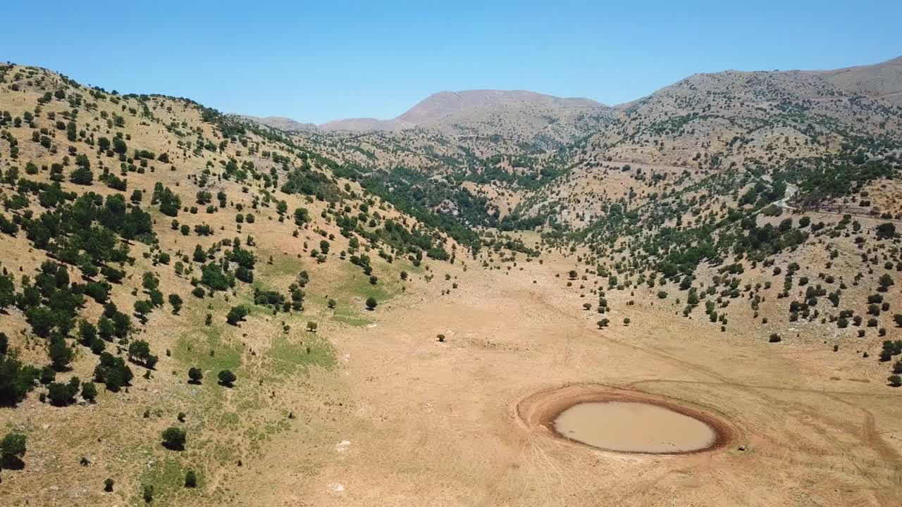 Monte Hermon, Lago Birkat Ram, veduta aerea