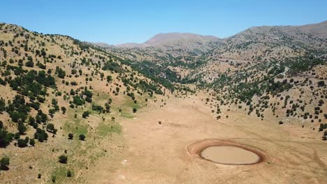 mount hermon birkat man aerial view