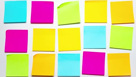 colorful post it notes background
