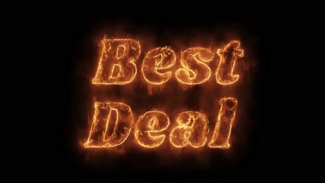 best deal word hot animated burning realistic fire flame and smoke seamlessly loop animation on