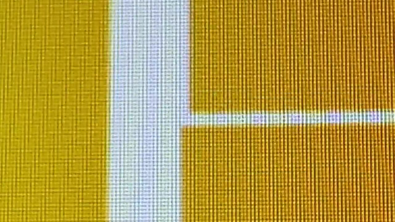 Abstract geometric screen divide