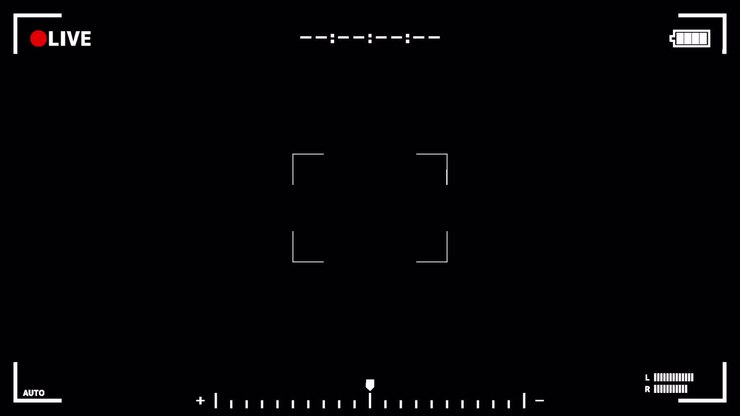 fotogramma della telecamera in diretta sovrapposizione animata. 1080p - 30 fps - canale alfa (10)