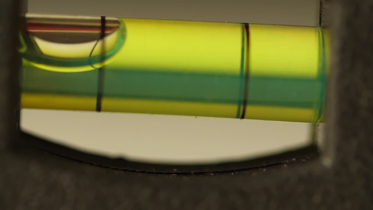 крупный план уровня пузыря