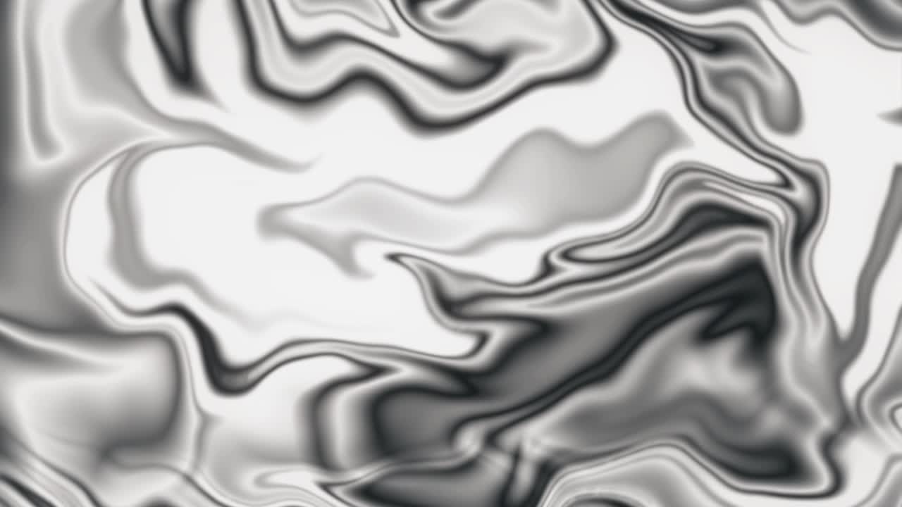 Abstract Gray and White Marble Swirl Pattern