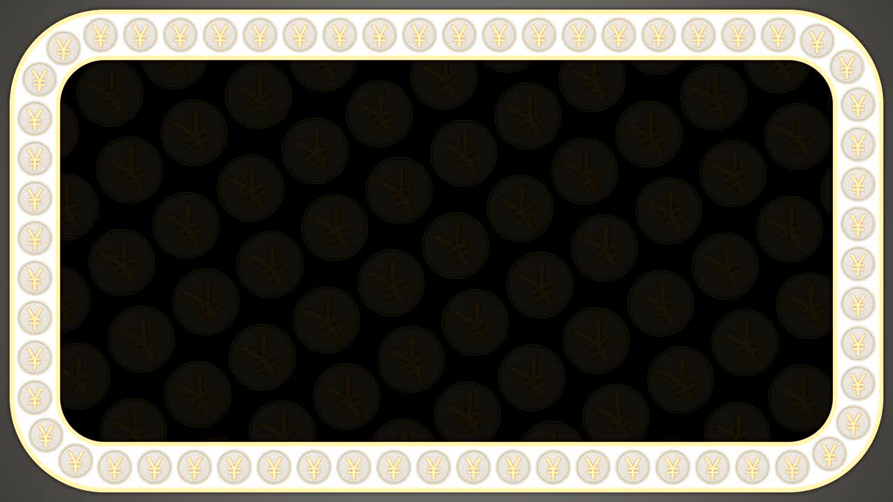 중국 유안 동전, 중국 돈, 회색 배경, 직사각형 프레임