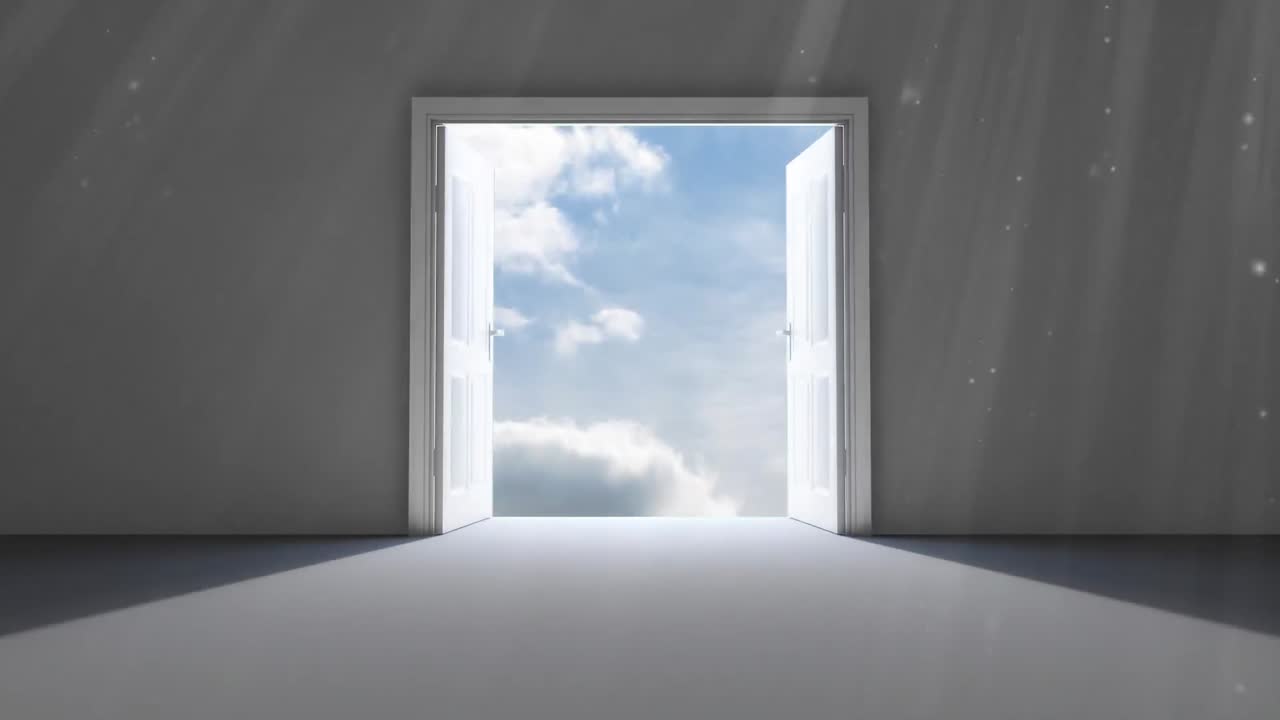 하늘을 향한 문을 열고