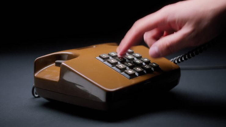 Telefono rotativo d'epoca