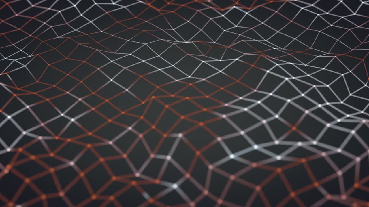 abstracción del flujo de onda poligonal por pequeñas partículas de 4k