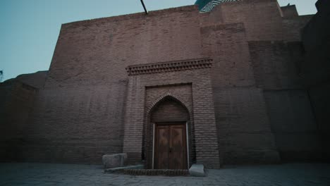 khiva ichan kala fortress main entrance to old madrassah evening time, uzbekistan 34