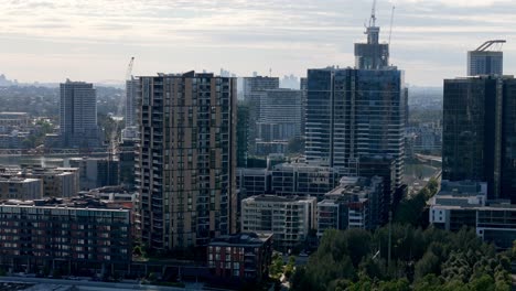 Metropolitan-Growth:-A-Dynamic-Skyline-of-Mixed-Residential-and-Commercial-Buildings-Under-Clear-Skies