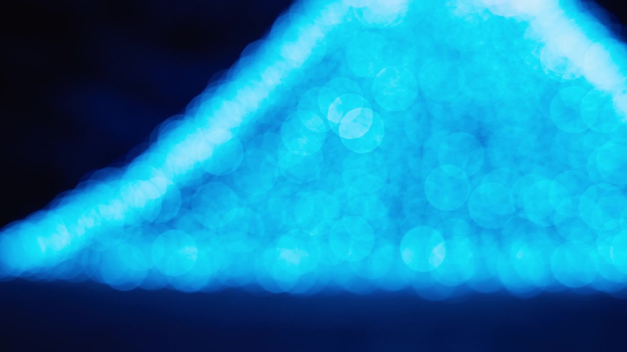 Blurred bokeh blue abstract