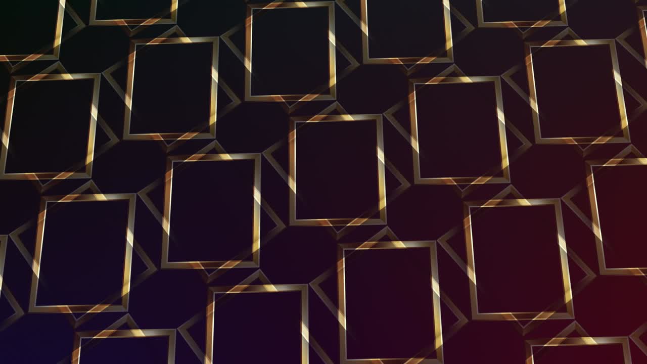 금 금속 금속 금동을 움직이는 금 금동의 스택 주식 비디오