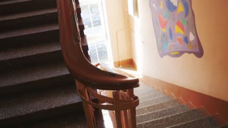 old building staircase