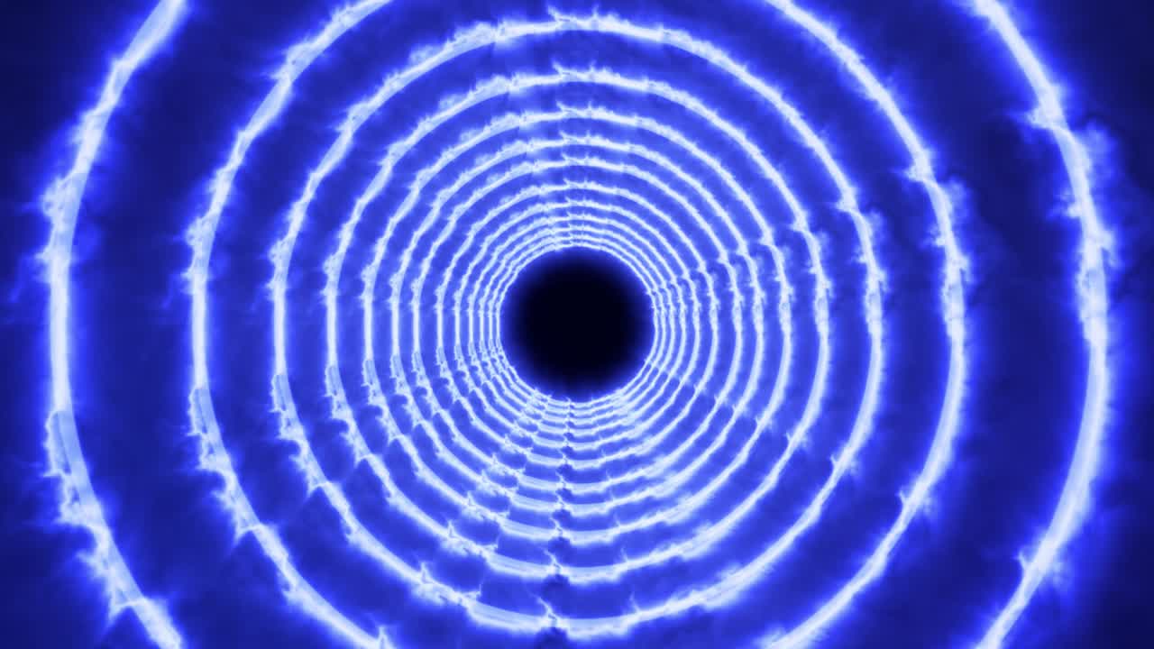 Animazione tunnel circolare 3D motion graphics.