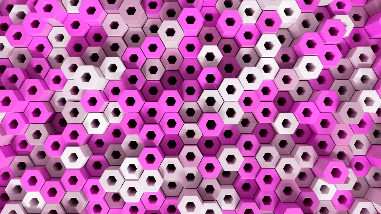 4K Abstract Honeycomb Grid.