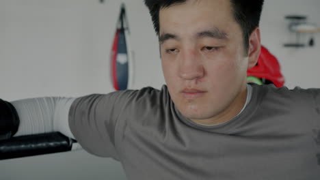 남자 권투 훈련