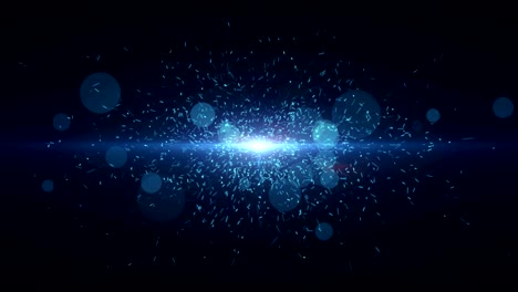 partículas de polvo abstracto luz bokeh títulos de movimiento bucle de fondo cinematográfico