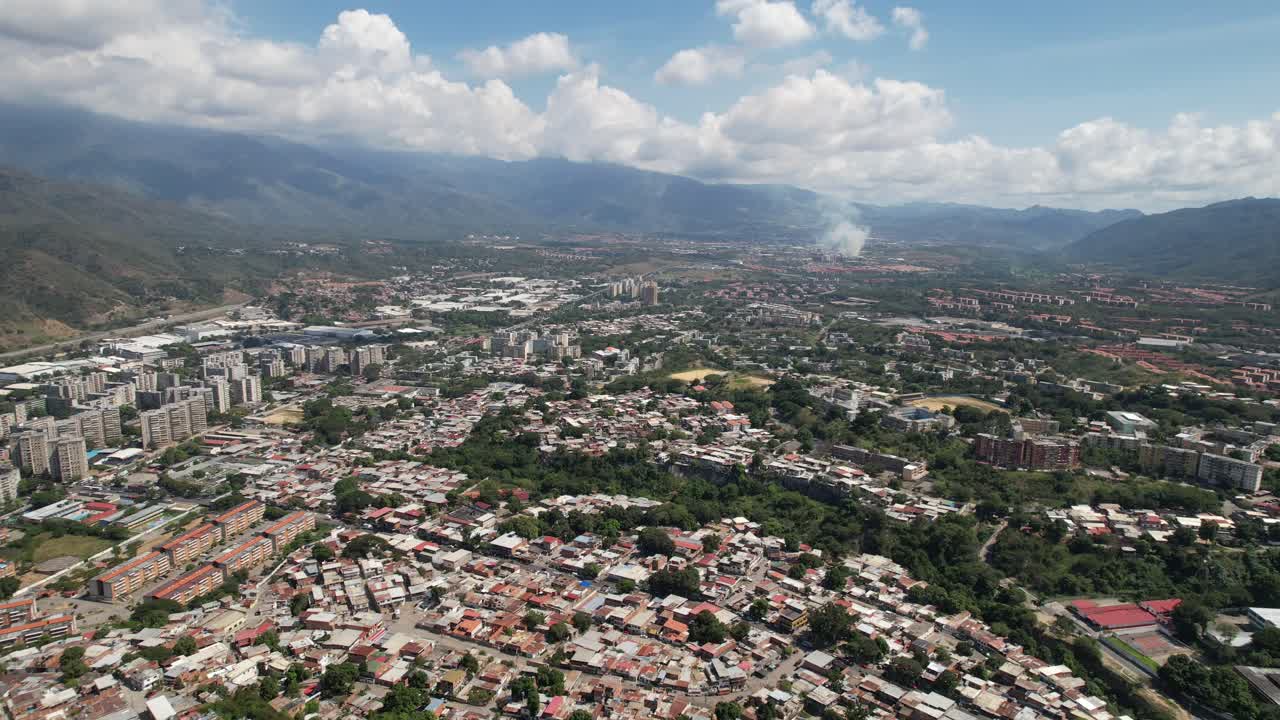 Asarapa in guarenas, miranda, venezuela, showcasing lush landscapes, aerial view