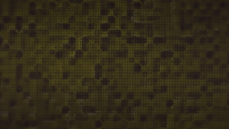 animation of spots moving on seamless loop over green maze on black background