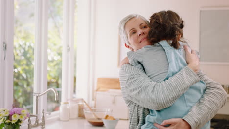 Love,-grandma-and-hug-with-child-for-family